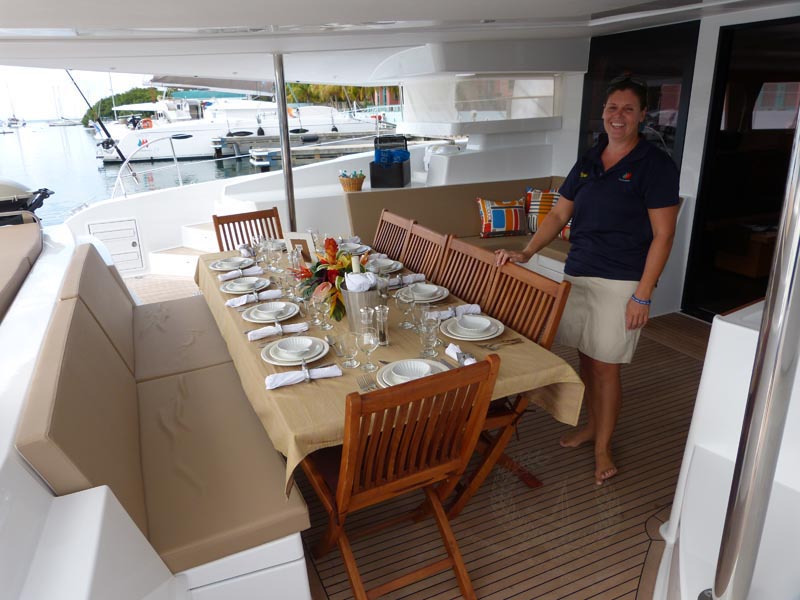 Catamaran Aletheia - Chef Audrey