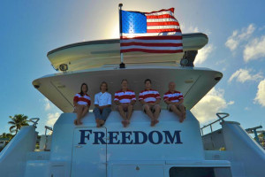 120' Freedom Yacht Charters